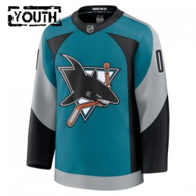 Lasten NHL San Jose Sharks Pelipaita Custom 2025-26 Fanatics Premium Alternate Teal